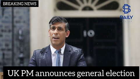 UK PM announces general election |breaking news|