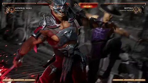 Mortal Kombat 1 2023 General Shao & Kung Lao Kameo Fatal Blow