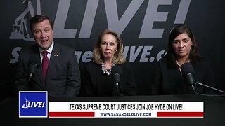Joe Hyde Visits With Three Texas Supreme Court Justices