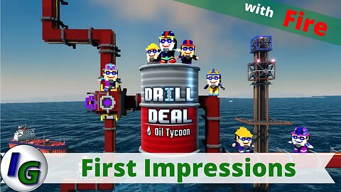 Drill Deal - Oil Tycoon First Impression Gameplay on Xbox with Fire