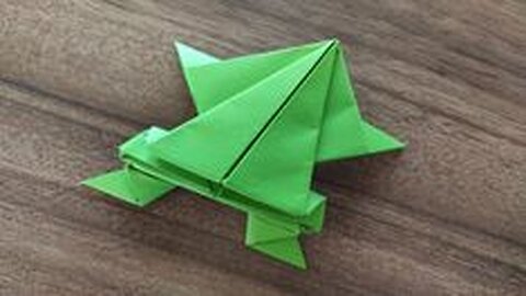 How To Make a Paper Jumping Frog - Easy Paper Frog Origami