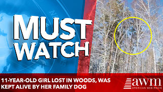 11-year-old girl lost in woods, was kept alive by her family dog
