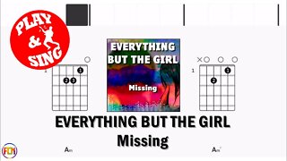 EVERYTHING BUT THE GIRL Missing FCN GUITAR CHORDS & LYRICS