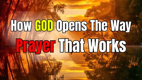 Your Prayers Answered by the Good Shepherd (Psalm 23) | Morning Prayer for a Blessed Day