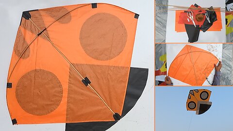 1 Tawa Kite and Flying test 24x34 Inches - DIY - Kite Craft - GolgappaY kites