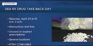 DEA holding its 20th Take Back Day on April 24