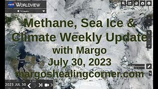 Methane, Sea Ice & Climate Weekly Update with Margo (July 30, 2023)