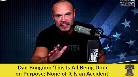 Dan Bongino: 'This Is All Being Done on Purpose; None of It Is an Accident'