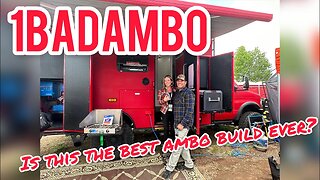 Insane 4x4 Ambulance Camper Conversion tour | is this the best overland ambo build? @1badambo