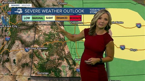 Risk of severe storms across northeastern Colorado Tuesday