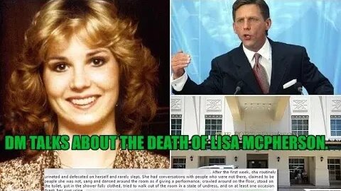 Scientology Leader David Miscavige delivers a speech about the death one of their own members.