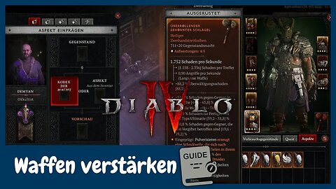 Diablo 4 Guide | Wie du jede Waffe/Rüstung stärker machen kannst‼️