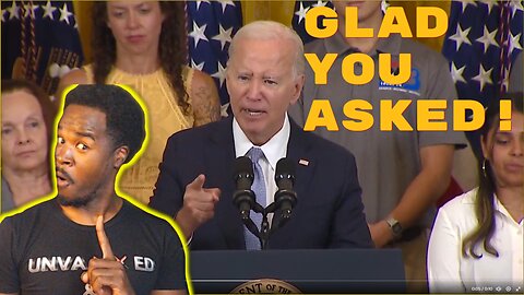 Breaking News! President Joe Biden " Name me a SINGLE objective we've failed on"