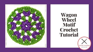 Left Hand Motif of the Month October 2013 Wagon Wheel Motif