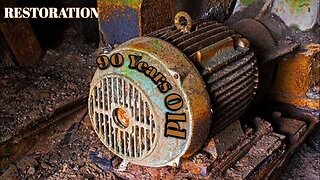 Old Rusty Electric Motor - Restoration