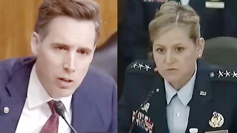 "There Are Only Two Genders! " Josh Hawley STUNS Biden's General Into SILENCE!!!