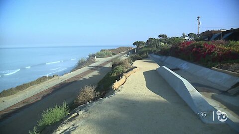 Phase 4 of Del Mar bluffs project includes drainage systems along train tracks