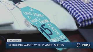 Utah company reducing waste with plastic shirts
