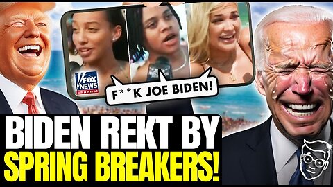REPORTER LEFT IN-SHOCK AS YOUNG SPRING BREAKERS DESTROY BIDEN FOR 5 MINS STRAIGHT: 'WE WANT TRUMP!🔥