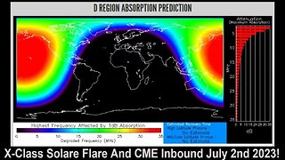 X-Class Solare Flare And CME Inbound July 2nd 2023!