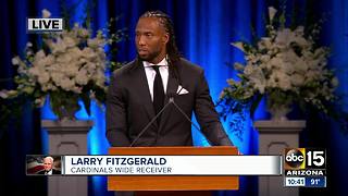 FULL VIDEO: Larry Fitzgerald speaks at John McCain's memorial service