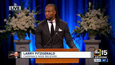 FULL VIDEO: Larry Fitzgerald speaks at John McCain's memorial service