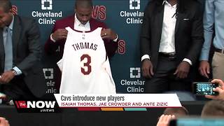 Cavs introduce players acquired in trade