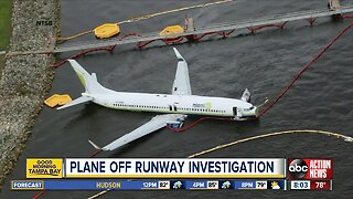 The latest: Plane skids off runway into St. Johns River