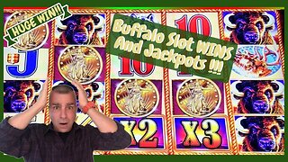 💥MASSIVE BUFFALO JACKPOTS WINS & HAND PAYS!💥