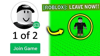 I Met ROBLOX In His Game..