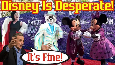 Disney Gets DESPERATE! Replaces Actors With Mickey Mouse For Red Carpet! Haunted Mansion Movie