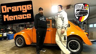 Nothing's Too Good for the Orange Menace! 1973 VW Bug