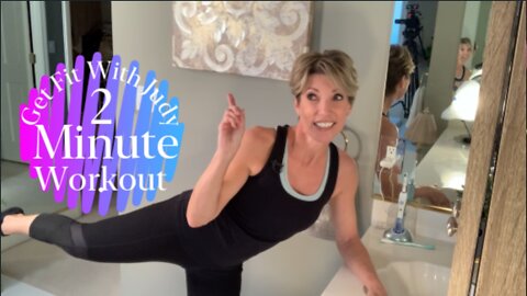Tone In 2 Minutes | Hips And Thighs | GET FIT WITH JUDY