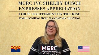 MCRC 1VC Shelby Busch Appreciation for PC Excitement on the Rise for Upcoming MCRC Mandatory Meeting