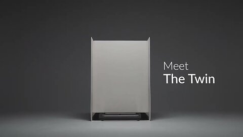 The Twin - The World's Most Beautiful & Functional Trash Can