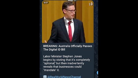 News Shorts: Australian Politician talks Digital ID