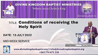 Conditions of receiving the Holy Spirit (13/07/22)