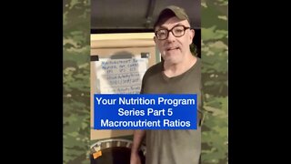 Your Nutrition Program Series Part 5: Macronutrient Ratios