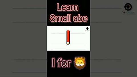 l for lion | learn small abc | short