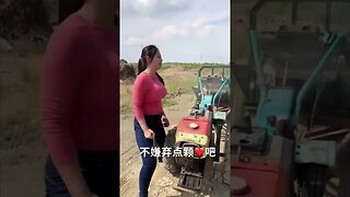 Healthy Chinese Country Girl Proves She Can Start Anybody's Motor