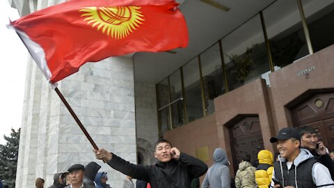 Protesters Occupy Government Buildings In Kyrgyzstan After Election
