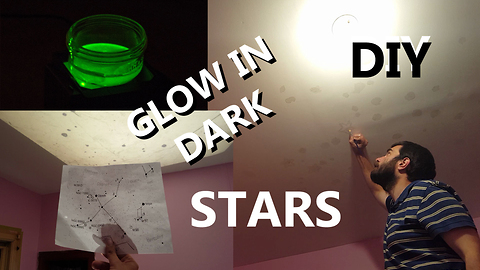 DIY Star Glow In Dark Stars With Constellations