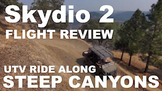 Skydio 2: Sets the Bar! - UTV Ride Along - Steep Canyons (4K)