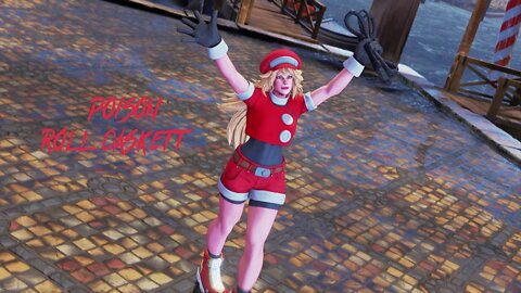 Street Fighter V Poison Roll Caskett Outfit