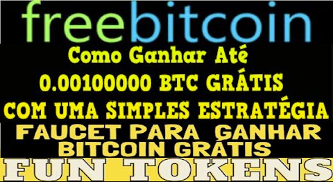 【Faucet FreeBitCoin】Como ganhar 1000% em BitCoin Grátis | Ativando Bônus BTC e Points | Renda Extra