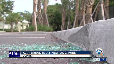 Car break-ins reported at Jupiter dog park