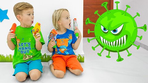 Mukteja -Vlad and Niki - Kids story about viruses | Stay healthy