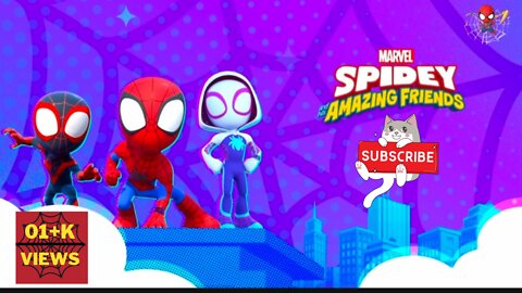 Marvel's Spidey and His Amazing Friends Theme Song | Music Video | kids powerR