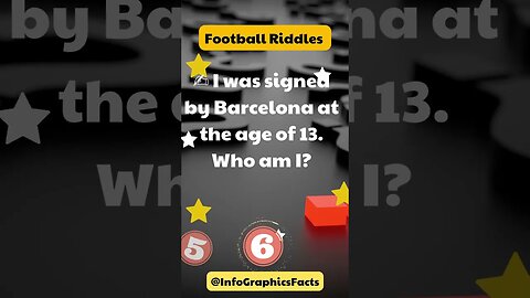 ✍️ I was signed by Barcelona at the age of 13 Who am I?