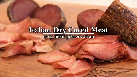 Easy way to make Dry Cured Italian Beef at home - Dry Cured Meats for Beginners